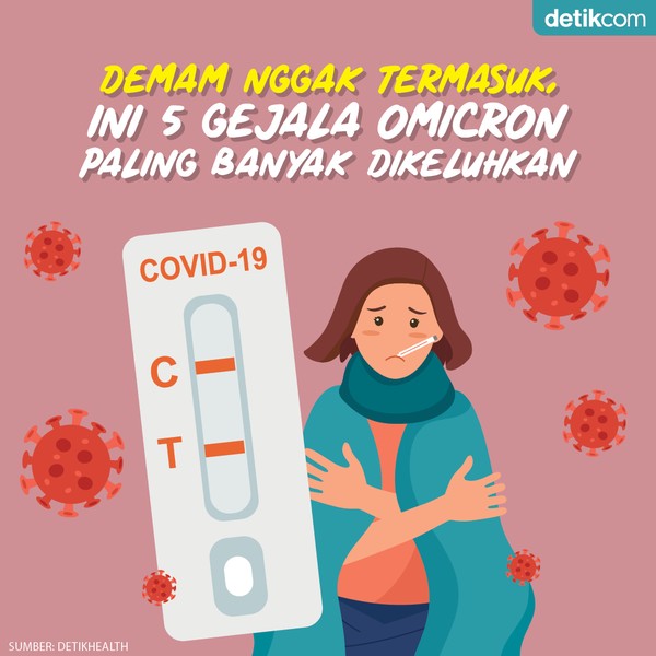 Malah Bukan Demam! 5 Gejala Omicron Ini Lebih Sering Dikeluhkan Pasien