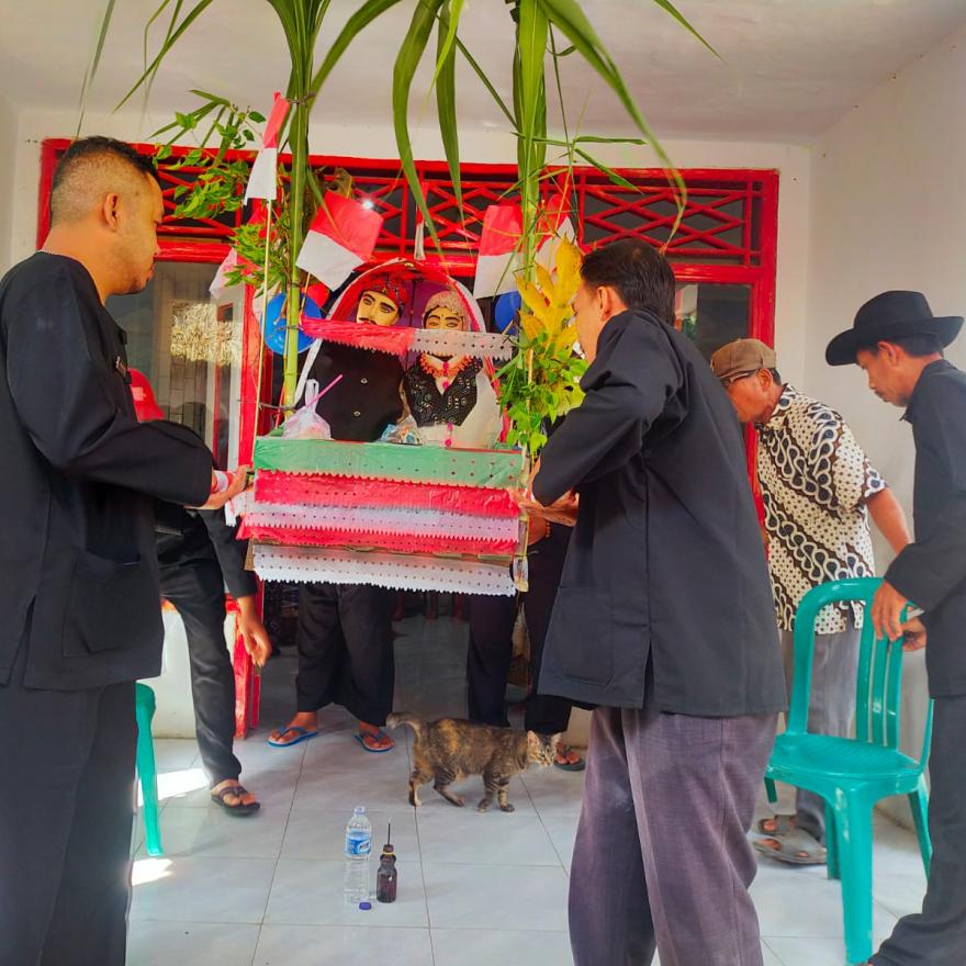 Mapag Dewi Sri di Desa Cangkingan